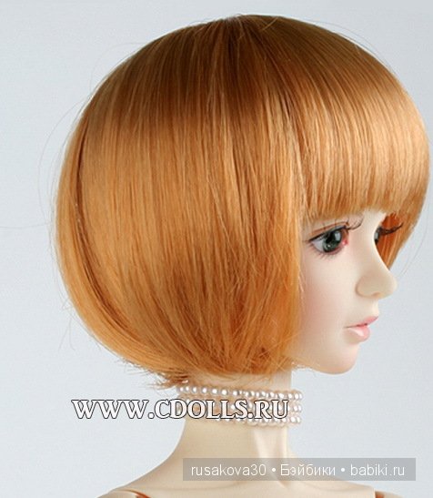 Как из мохеровой пряжи сделать парик для куклы (фото 6)