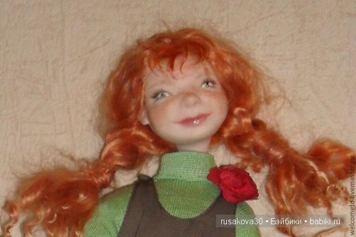 Как из мохеровой пряжи сделать парик для куклы (фото 7)