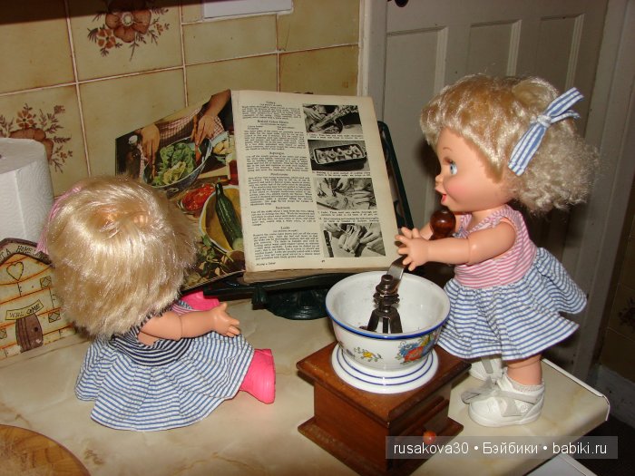 Как Съюзи и Синтия яблочки запекали, а Эльза им помогала (фото 5)