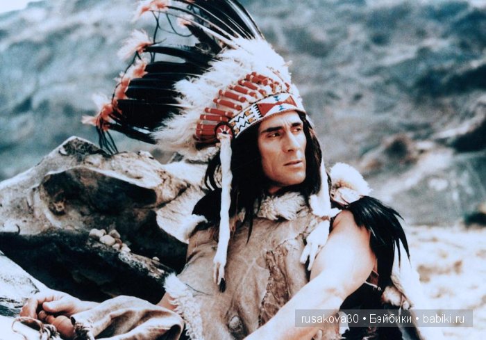 Песня о настоящем индейце, кукла из фарфора (фото 4)