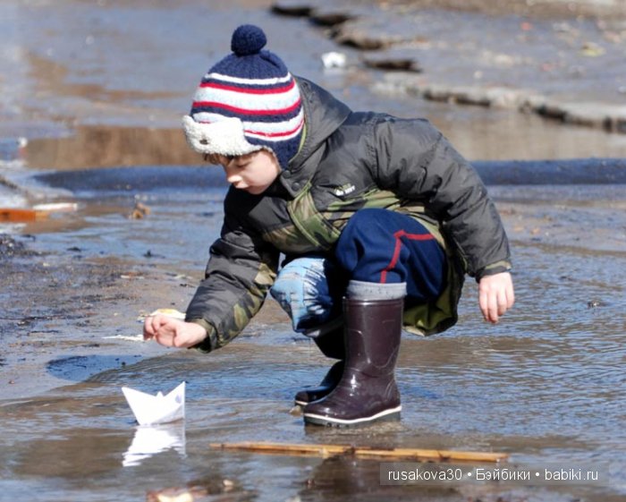 Потеплело. Побежали Всюду быстрые ручьи