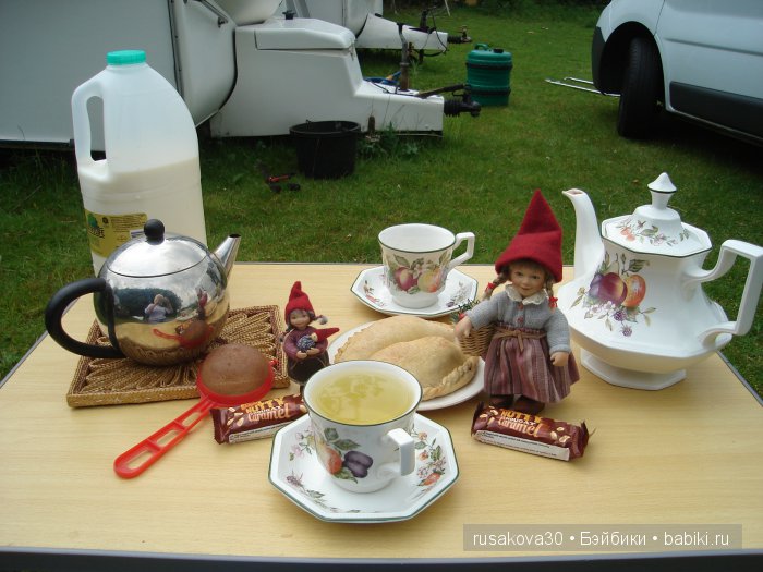 Гномики Аманда и Дитте путешествуют