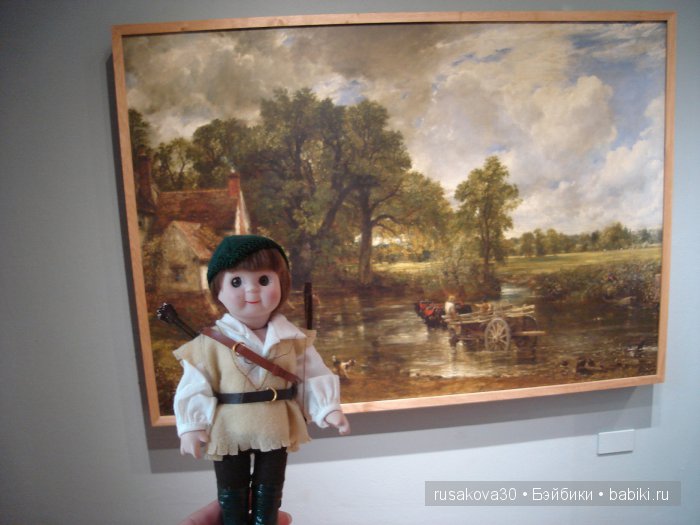 На каждом шагу констебли.....или куклы гуглики путешествуют