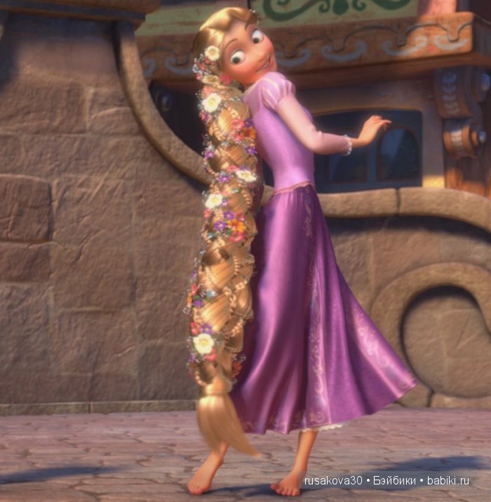 Рапууууунцель, сбрось свои волосы. Кукла Рапунцель | Бэйбики Рапууууунцель, сбрось свои волосы. Кукла Рапунцель (фото 4)