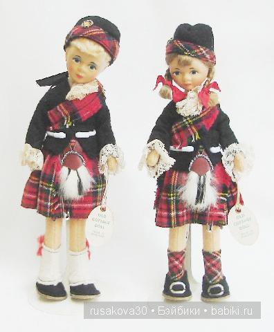 Маленькие куколки из старого коттеджа, old cottage doll