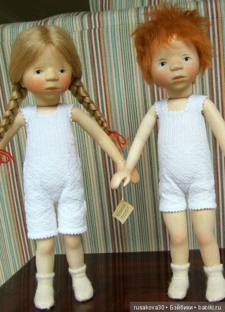 Куклы из дерева Elisabeth Pongratz, Германия (фото 8)