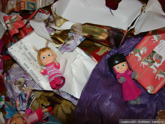 Машки и подарки — Куклы Маша и Медведь (Simba): Маша в кармашке