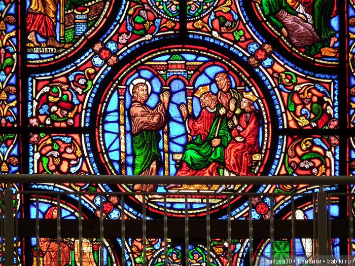 Витражи средних веков. Картины в стекле. Выставка витражей в Ely (фото 9)