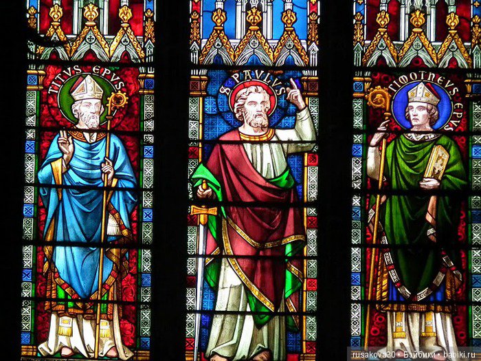 Витражи средних веков. Картины в стекле. Выставка витражей в Ely (фото 6)