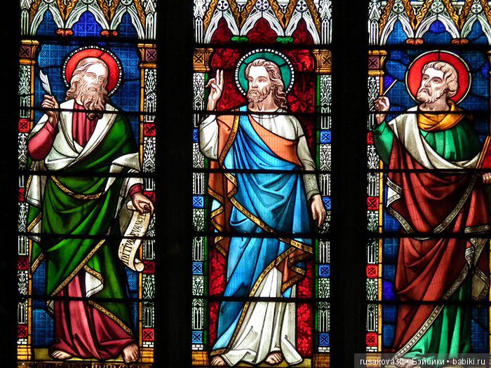 Витражи средних веков. Картины в стекле. Выставка витражей в Ely (фото 4)