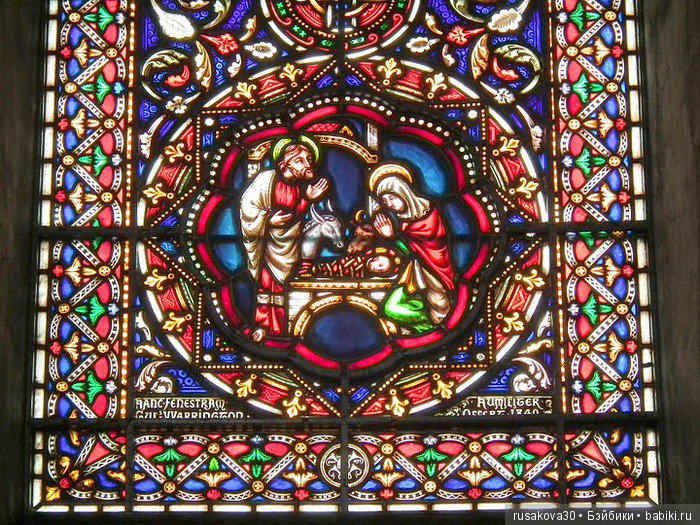 Витражи средних веков. Картины в стекле. Выставка витражей в Ely (фото 3)