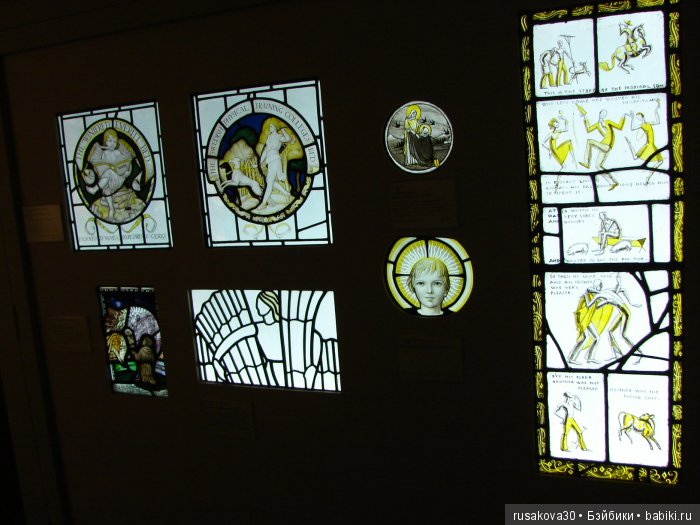 Витражи средних веков. Картины в стекле. Выставка витражей в Ely