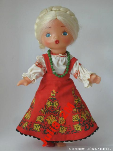 Золотая Хохлома — Советские винтажные куклы (СССР): Ленигрушка