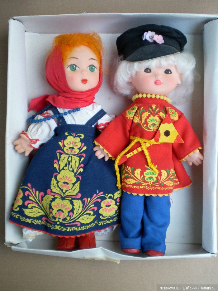 Золотая Хохлома — Советские винтажные куклы (СССР): Ленигрушка