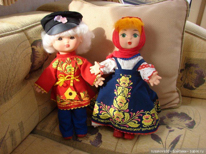 Золотая Хохлома — Советские винтажные куклы (СССР): Ленигрушка