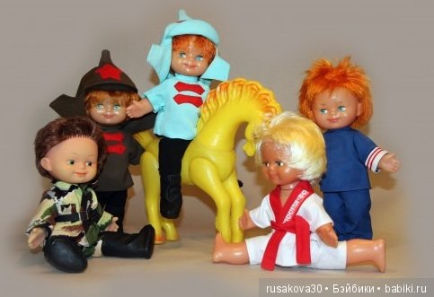 Куклы СССР в военной форме