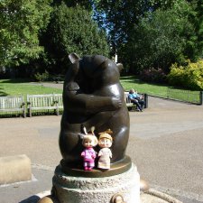 Люк и Машки осматривают парки Лондона