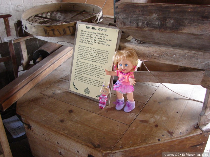 Как Пенни и Машка мельницу осматривали