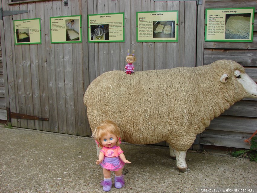 Как Пенни и Машка мельницу осматривали