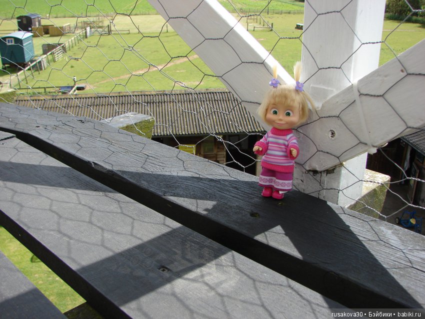 Как Пенни и Машка мельницу осматривали