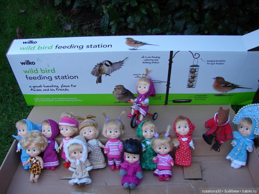 Старый Новый Год — Куклы Маша и Медведь (Simba): Маша в кармашке