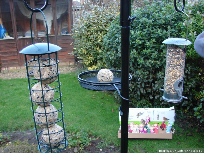 Покормите птиц зимой — Домашние фото авторских игрушек: Тедди