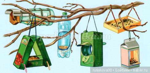 Покормите птиц зимой — Домашние фото авторских игрушек: Тедди