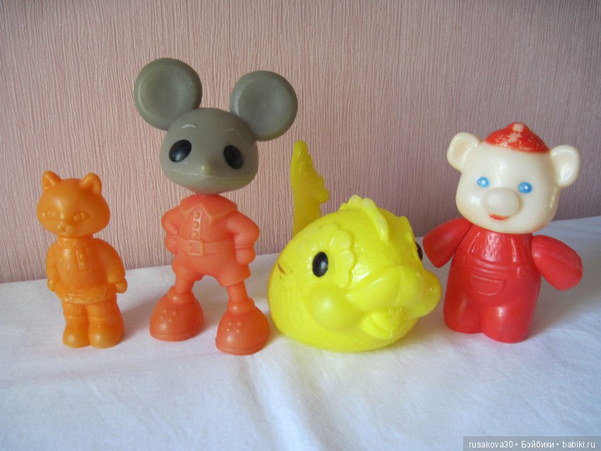 Родом из детства — Игрушки СССР и советского детства: резиновые