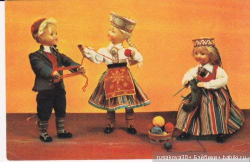 Куклы СССР. Московская фабрика сувенирных и подарочных игрушек (фото 3)