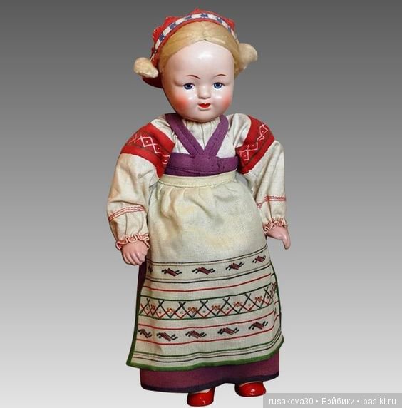 Куклы СССР. Московская фабрика сувенирных и подарочных игрушек