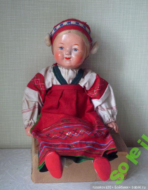 Куклы СССР. Московская фабрика сувенирных и подарочных игрушек