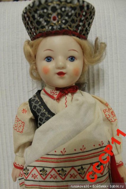 Куклы СССР. Московская фабрика сувенирных и подарочных игрушек