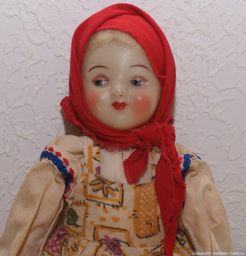 Куклы СССР. Московская фабрика сувенирных и подарочных игрушек