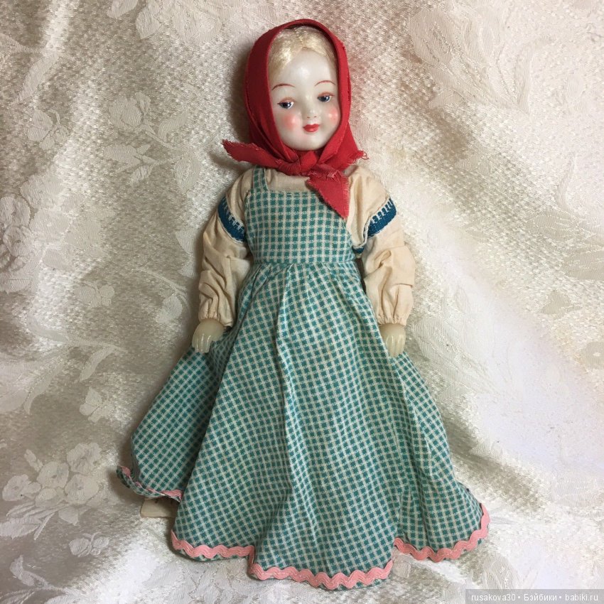 Куклы СССР. Московская фабрика сувенирных и подарочных игрушек