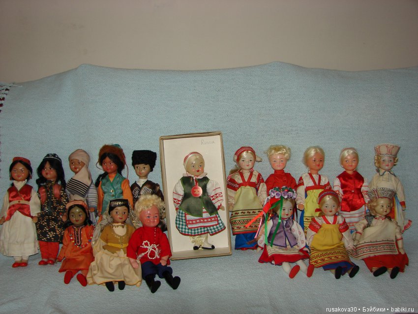 Моя коллекция кукол в национальных нарядах