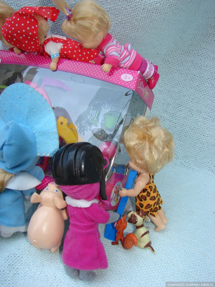 Машек много НЕ бывает — Куклы Маша и Медведь (Simba): Маша в кармашке