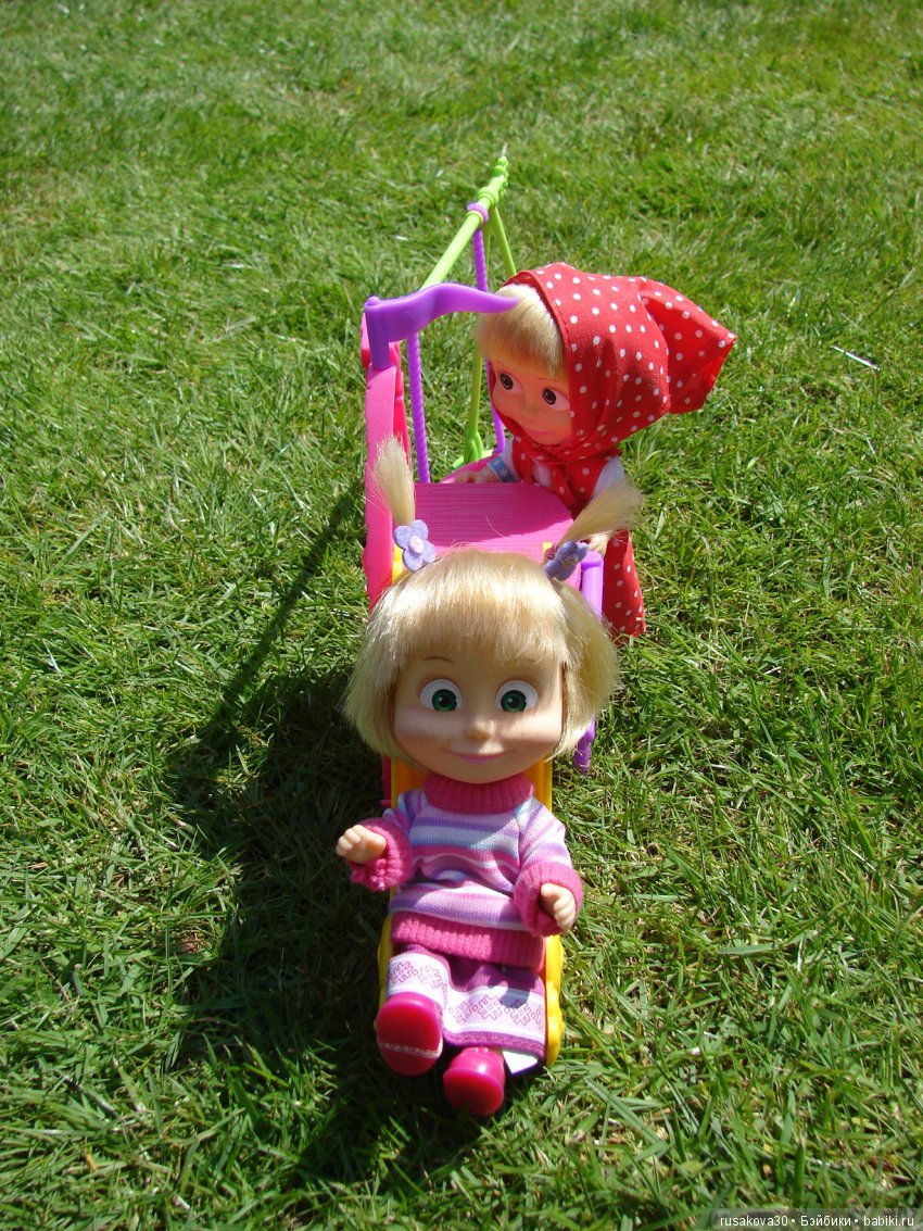 Машек много НЕ бывает — Куклы Маша и Медведь (Simba): Маша в кармашке