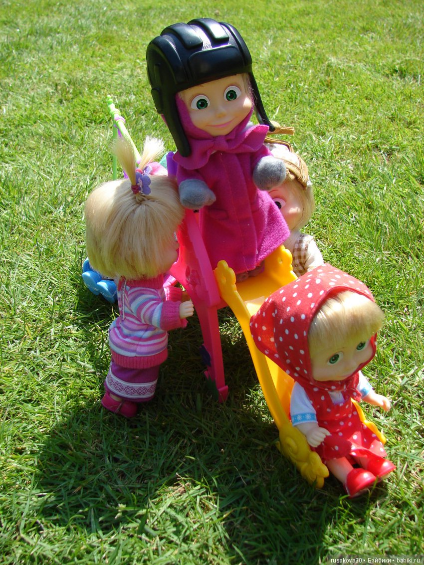 Машек много НЕ бывает — Куклы Маша и Медведь (Simba): Маша в кармашке