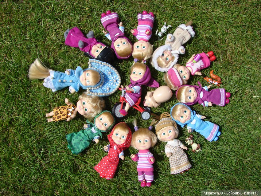 Машек много НЕ бывает — Куклы Маша и Медведь (Simba): Маша в кармашке