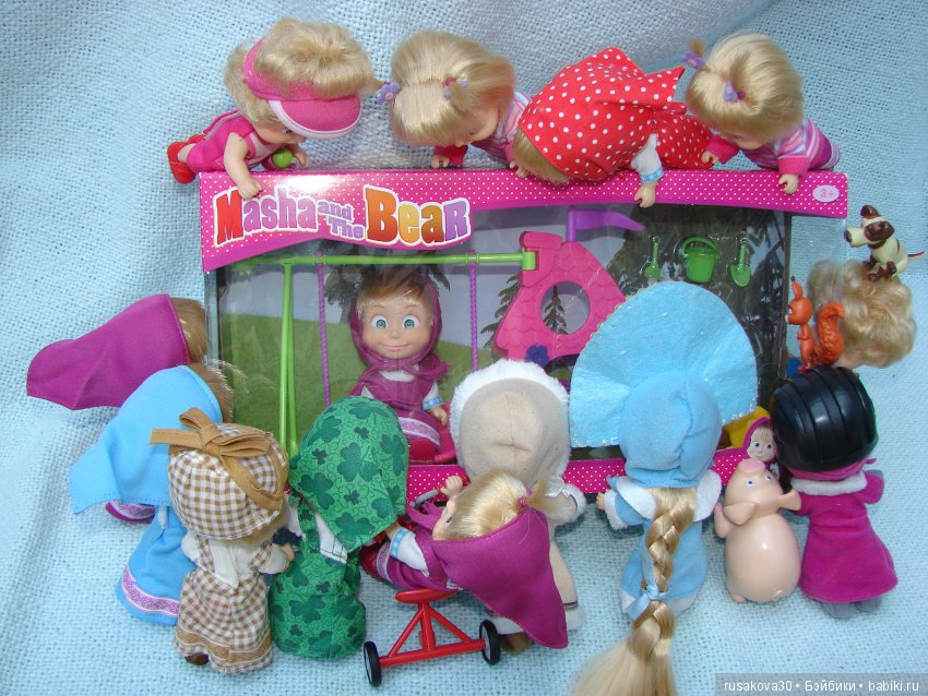 Машек много НЕ бывает — Куклы Маша и Медведь (Simba): Маша в кармашке