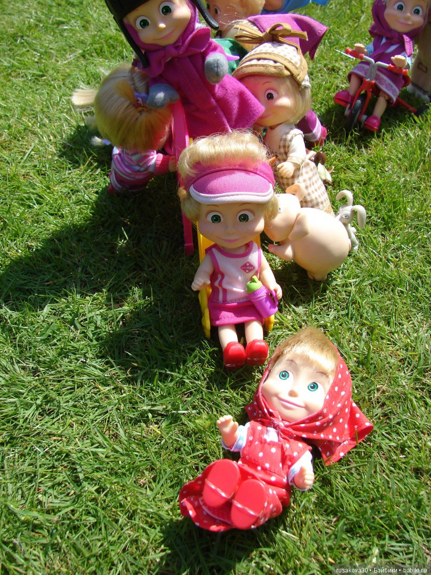 Машек много НЕ бывает — Куклы Маша и Медведь (Simba): Маша в кармашке