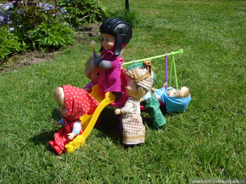 Машек много НЕ бывает — Куклы Маша и Медведь (Simba): Маша в кармашке