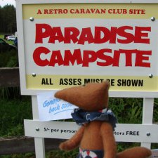 Выставка винтажных караванов в королевском поместье.