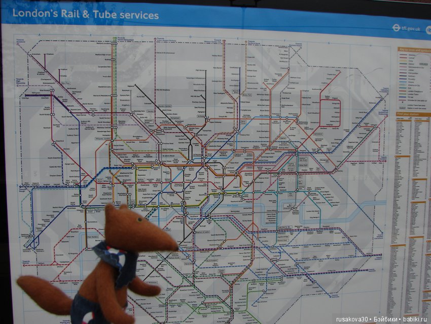 Куклы путешествуют по Лондону