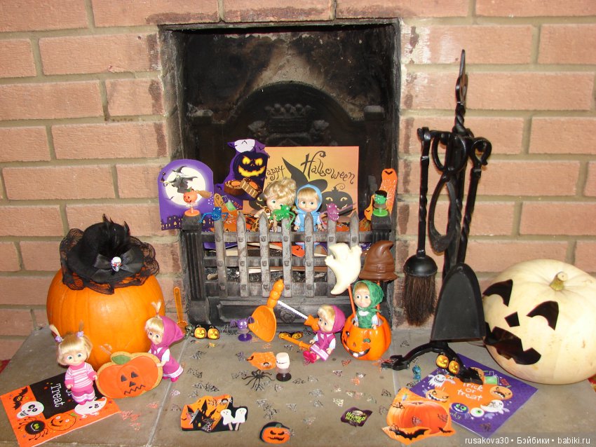 Как Машки к кукольному Хэллоуин флешмобу готовились (фото 7)