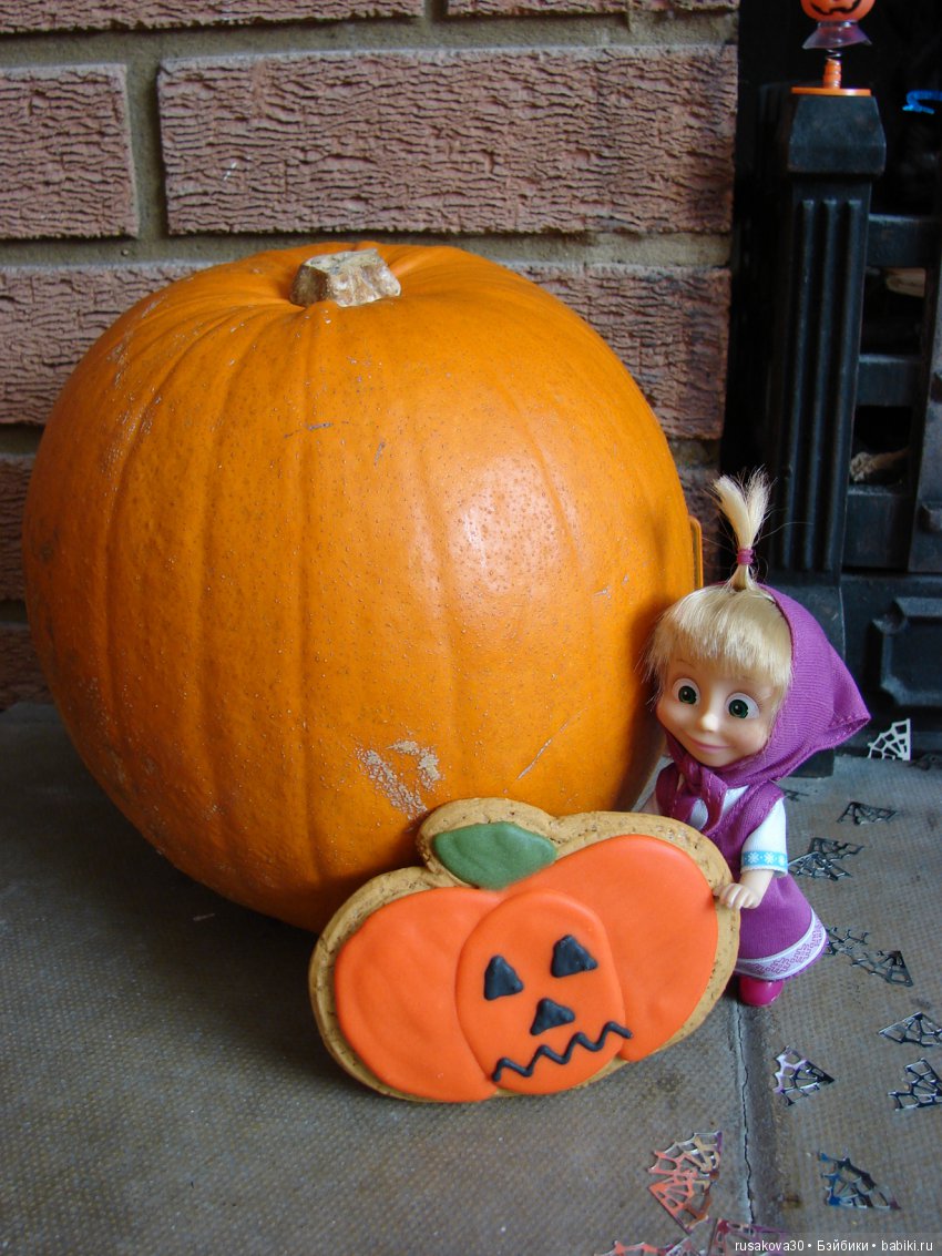 Как Машки к кукольному Хэллоуин флешмобу готовились