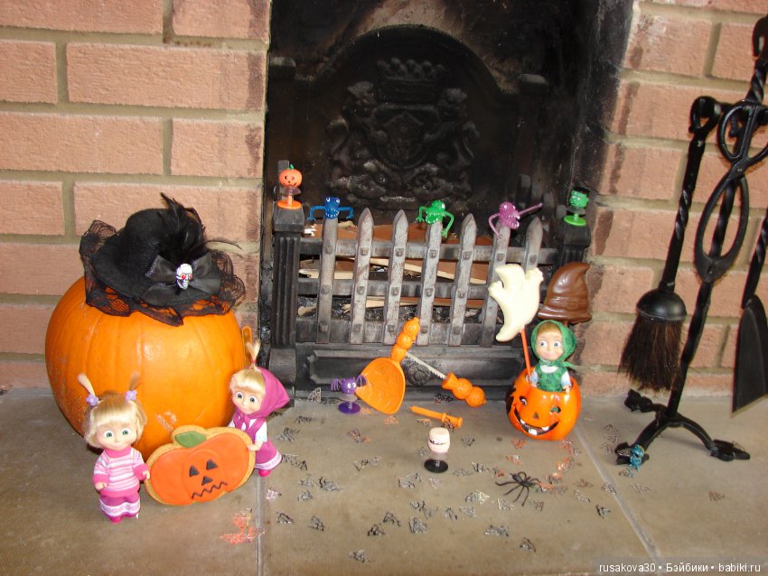 Как Машки к кукольному Хэллоуин флешмобу готовились (фото 6)