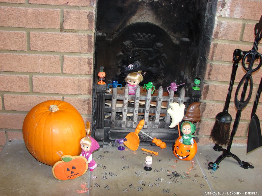 Как Машки к кукольному Хэллоуин флешмобу готовились (фото 4)