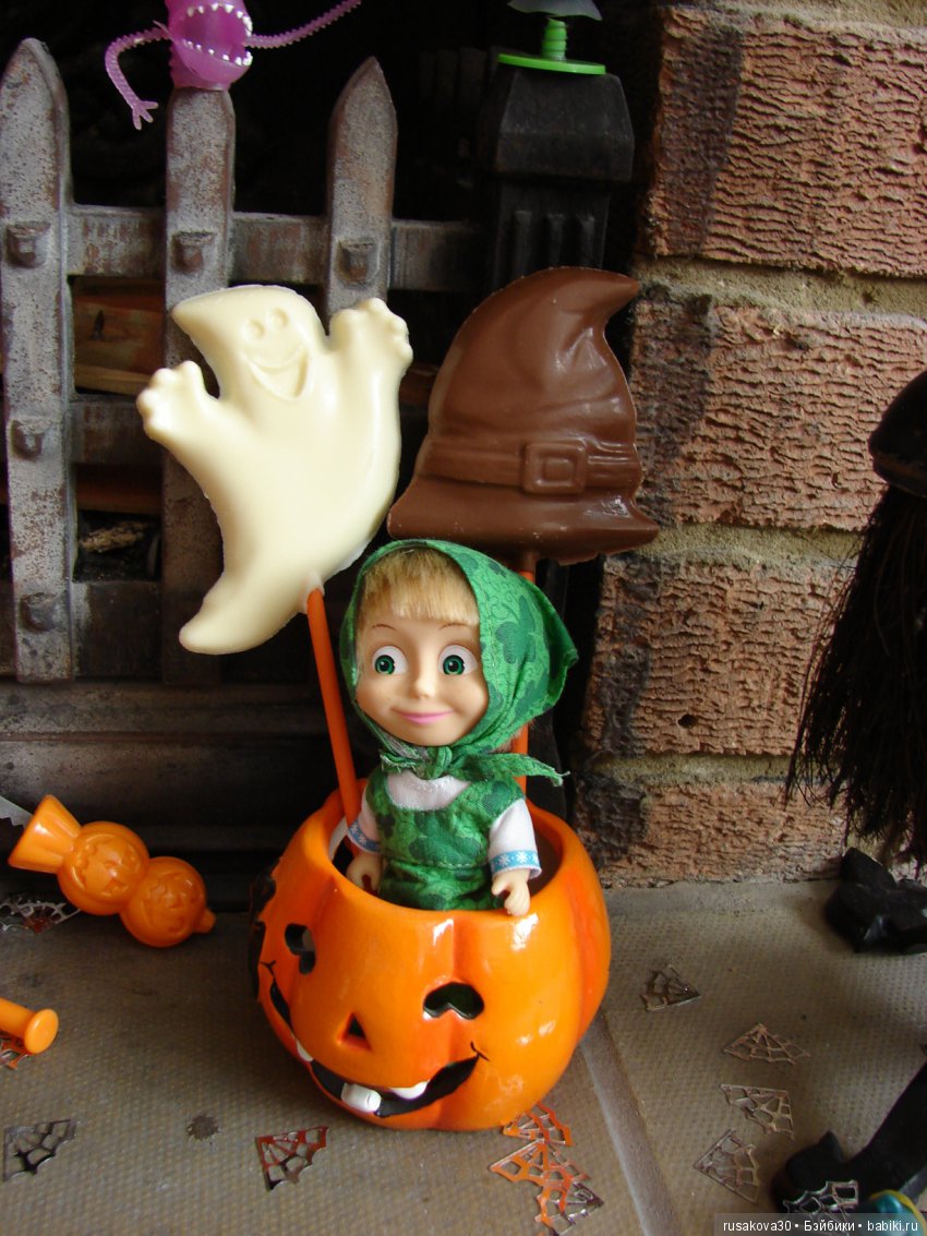 Как Машки к кукольному Хэллоуин флешмобу готовились (фото 5)