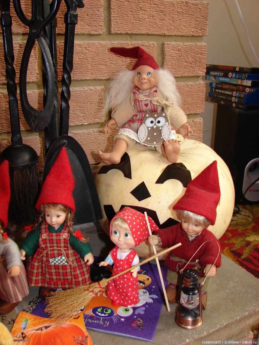 Как Машки к кукольному Хэллоуин флешмобу готовились